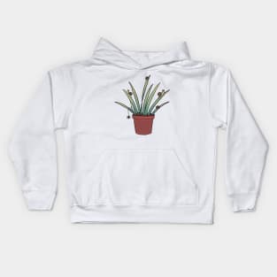 Plant with snails Kids Hoodie